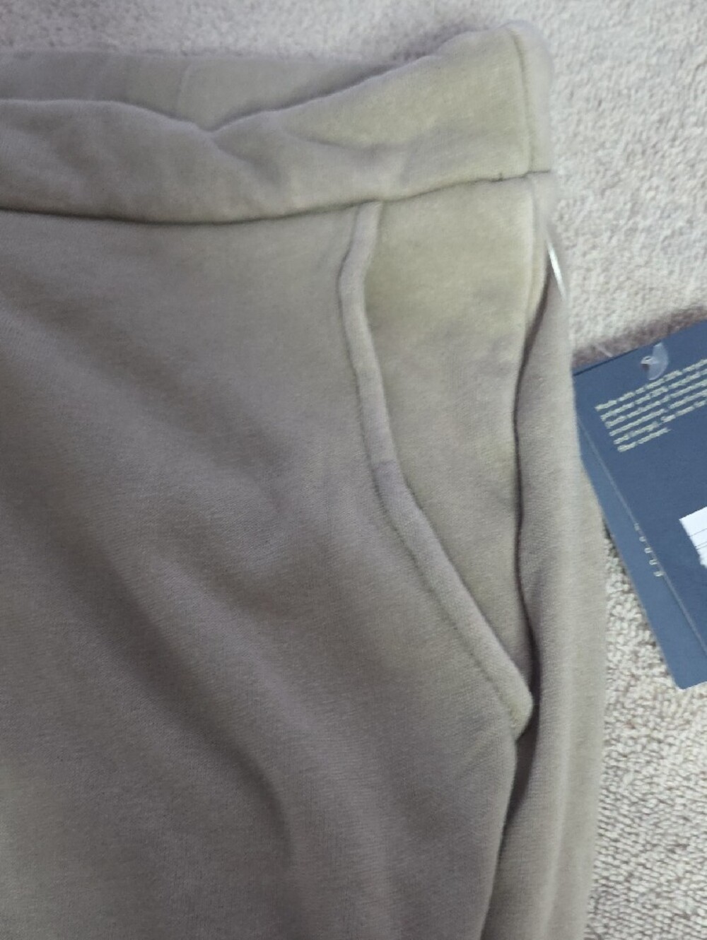 Universal Thread Wide-Leg Drawstring Pants in Light Beige - Picture 5 of 7